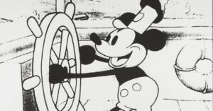 Mickey Mouse AI Generator Stemaboat Willie Culture Alamy P0JYWR