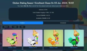 Stake Chickens, Earn BAWK - Play to Earn