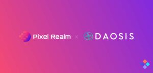 pixel realm launches daosis sapphire maestor nft featured